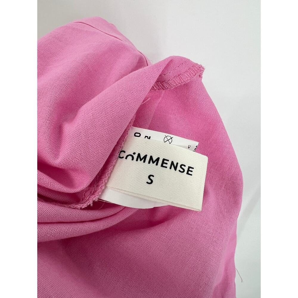 Commense Pink Open Back Tie Mini Dress Coquette Cotton Dress Size Small - Picture 4 of 6
